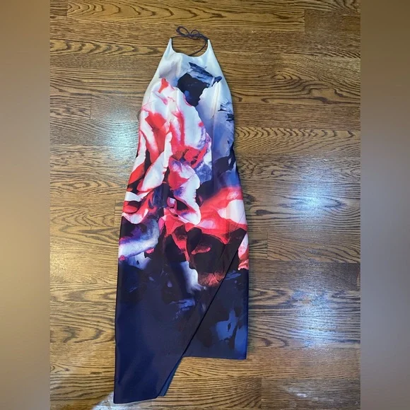 NICHOLAS | Dresses | Nicholas Floral Halter Midi Dress | Poshmark